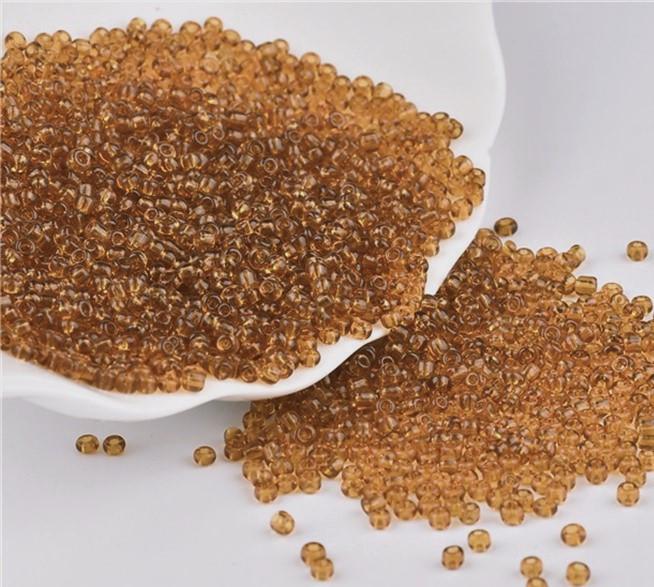 Бісер Прозорий 2 мм 50 г Коричневий світлий (БР0002п58)