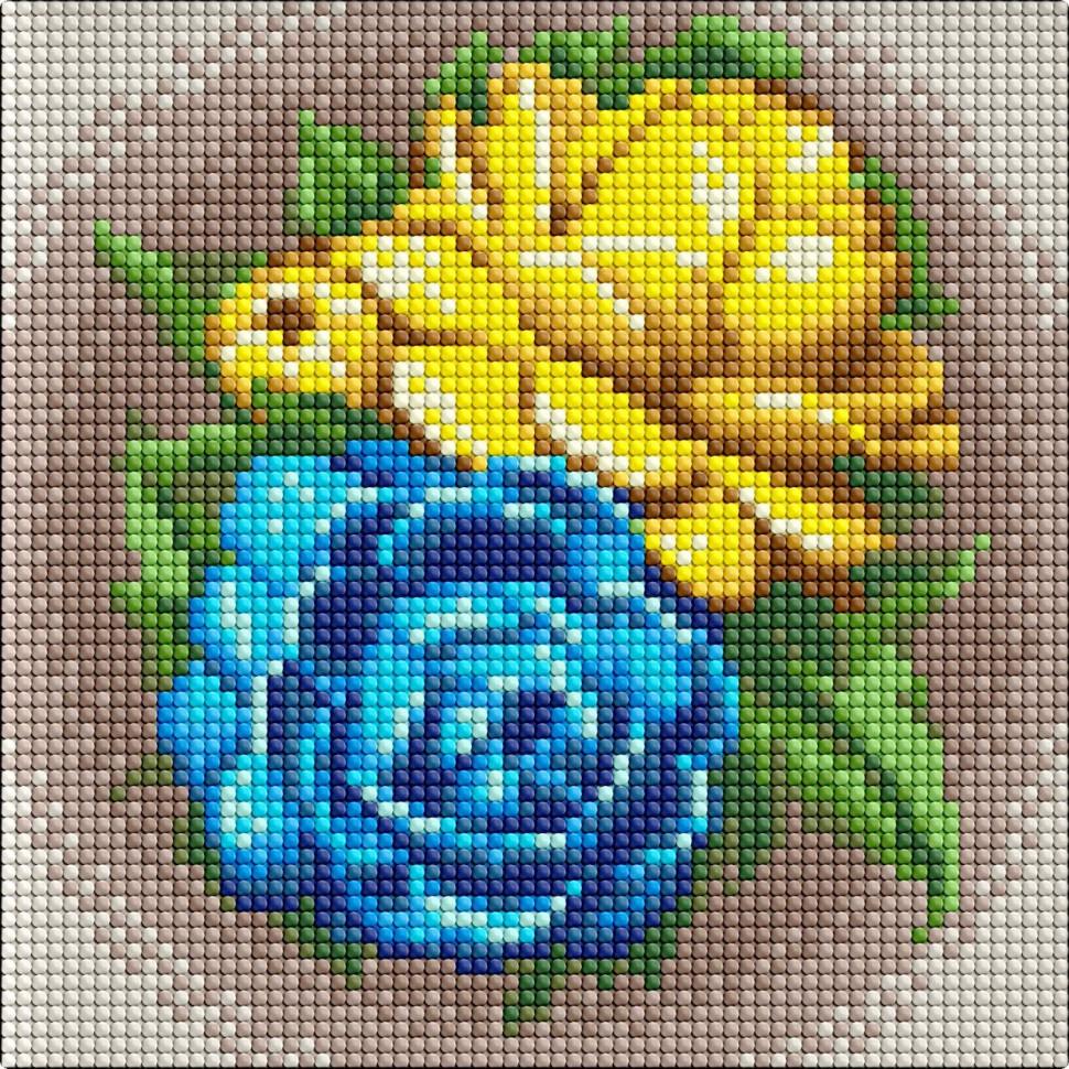 Алмазна мозаїка Ideyka Кольори вільності AMC7683 без підрамника 20х20 см (RLT34458)