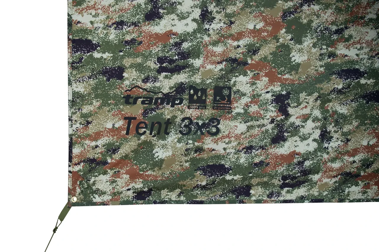 Тент туристичний Tramp Tent 3х3 м Camo (UTRT-100-м Camo) - фото 4