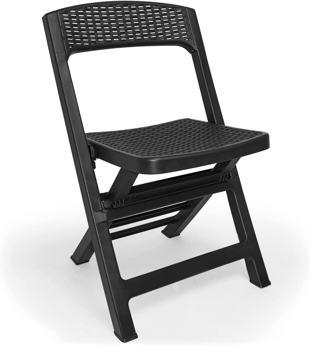 Стул Progarden ASSO раскладной Антрацит (3563) Стул Progarden ASSO раскладной Антрацит (3563)