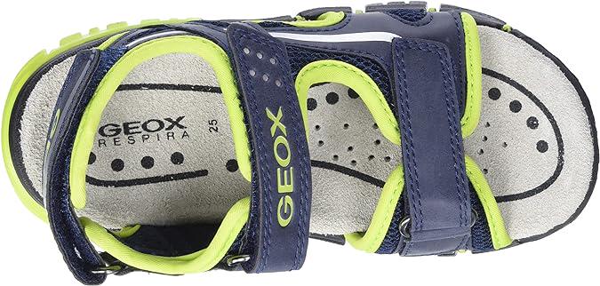 Сандалии Geox Dynomix р. EUR 32 Navy Lime (13750802) - фото 3