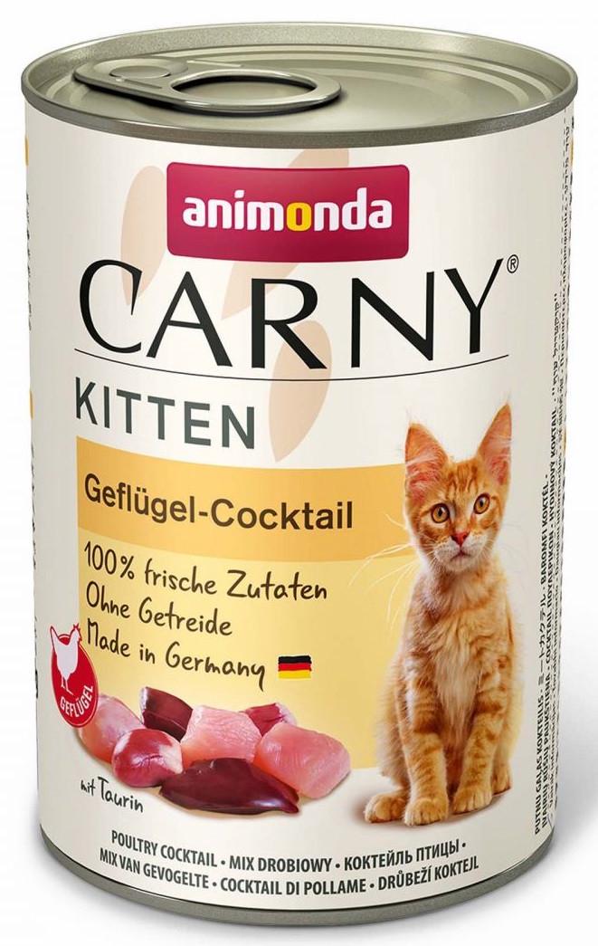 Корм влажный для котят Animonda Carny Kitten Poultry Cocktail 400 г (1830807786)