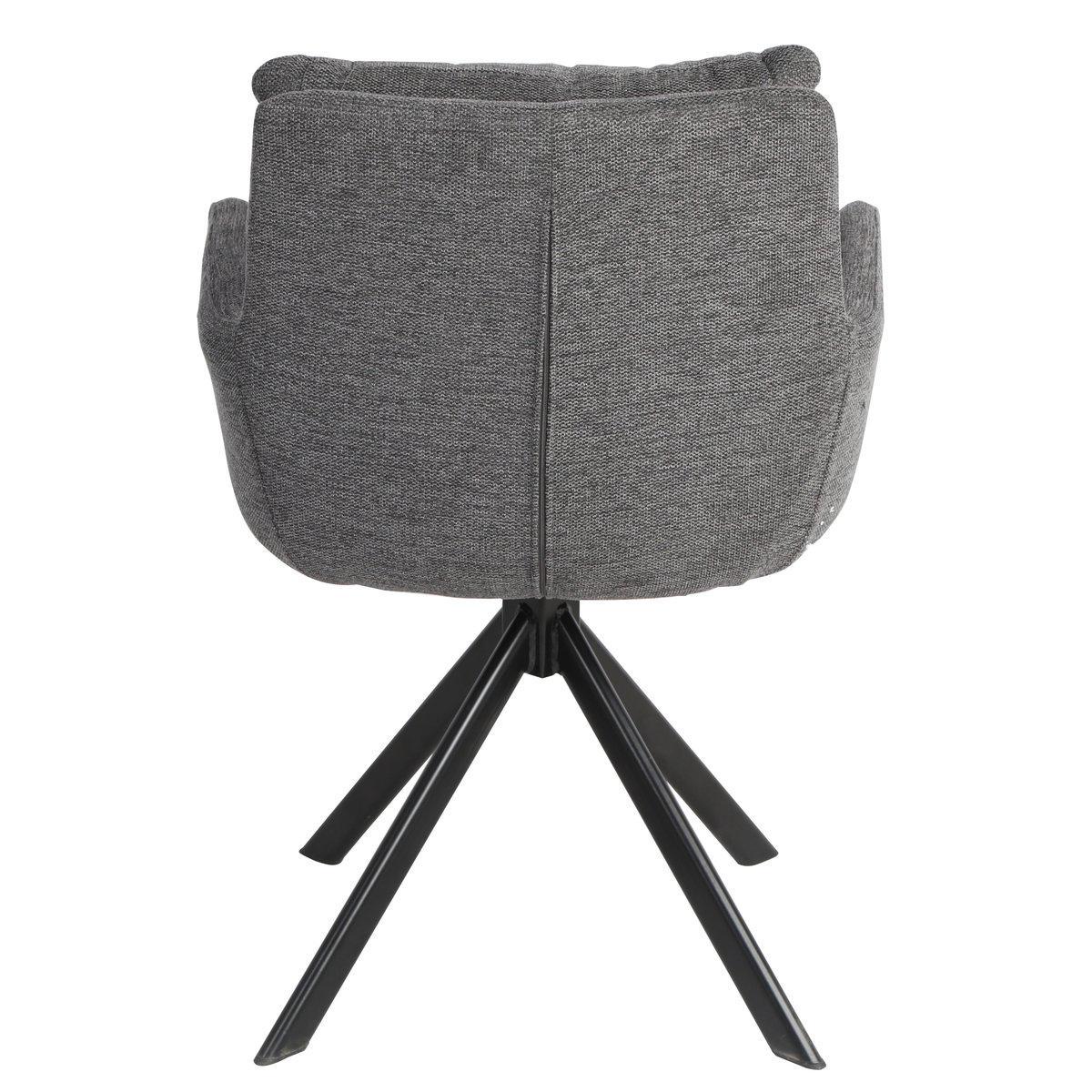 Стул кухонный Intarsio HUNTER ткань оборот 180° Черный/Темно-серый (HUNTERDGY) - фото 5 Стул кухонный Intarsio HUNTER ткань оборот 180° Черный/Темно-серый (HUNTERDGY) - фото 5