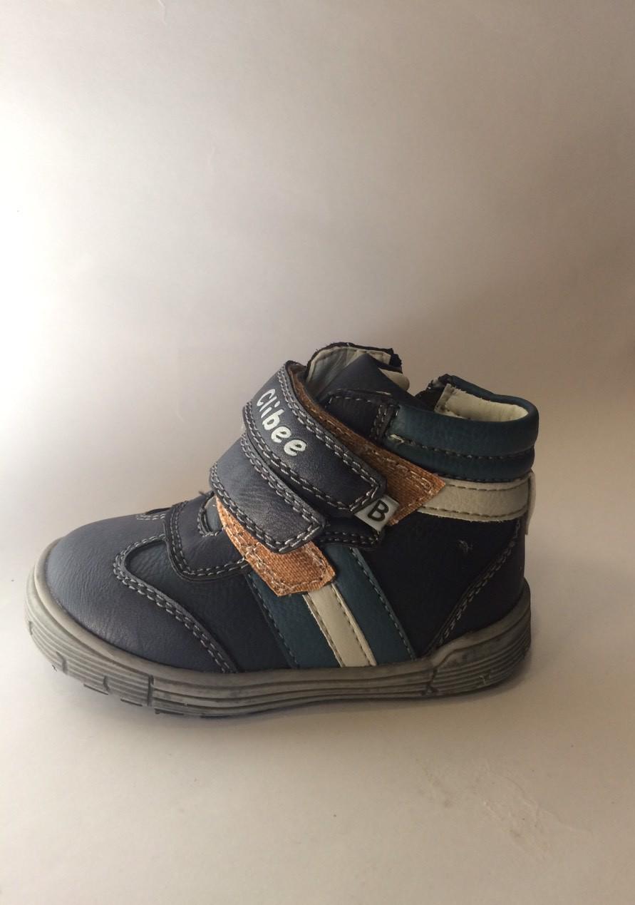 Черевики для хлопчика Clibee р. 22 14 см Синій (727 A blue)