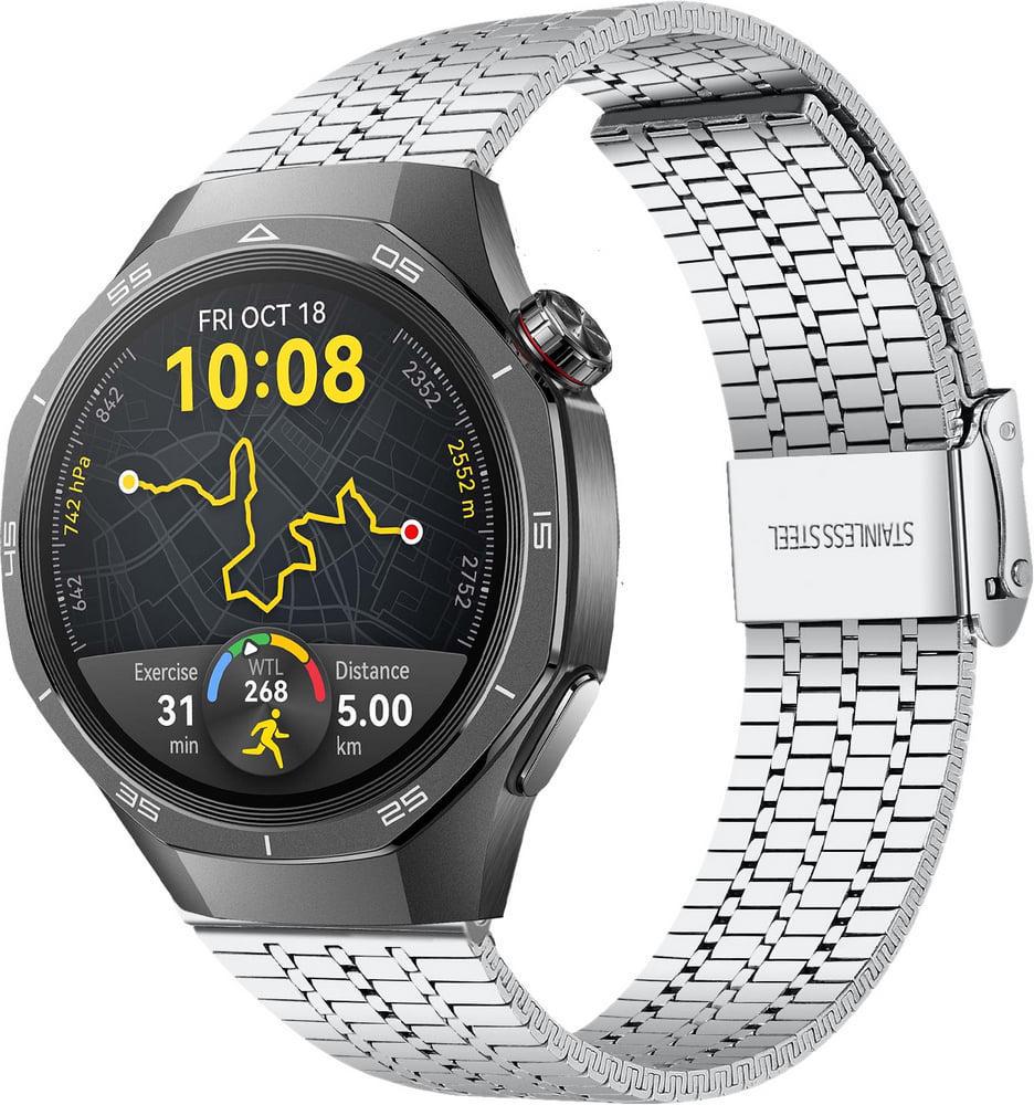 Браслет металевий Counic для Huawei Watch GT 5/GT 5 Pro 46 мм Silver (38649-59) Браслет металевий Counic для Huawei Watch GT 5/GT 5 Pro 46 мм Silver (38649-59)