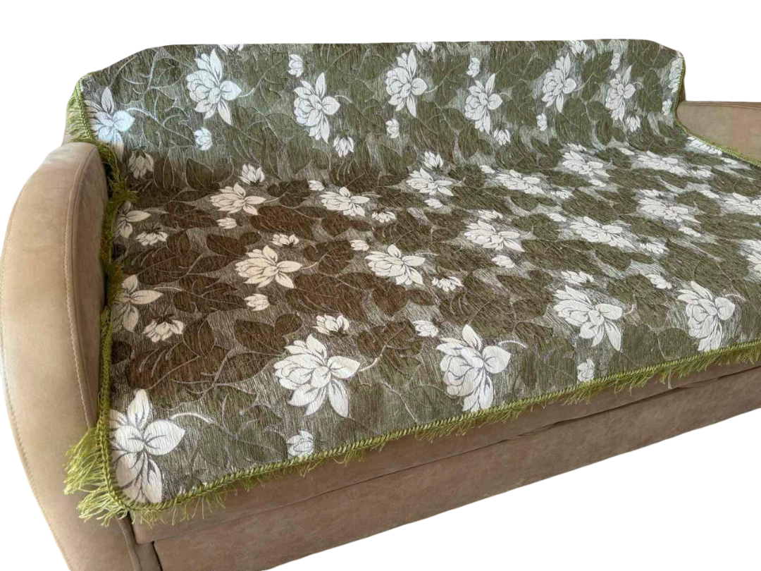 Покривало гобелен 150х200 см із накидками на крісло Зелений (Д-gobelen-new-001-04) - фото 1 Покривало гобелен 150х200 см із накидками на крісло Зелений (Д-gobelen-new-001-04) - фото 1