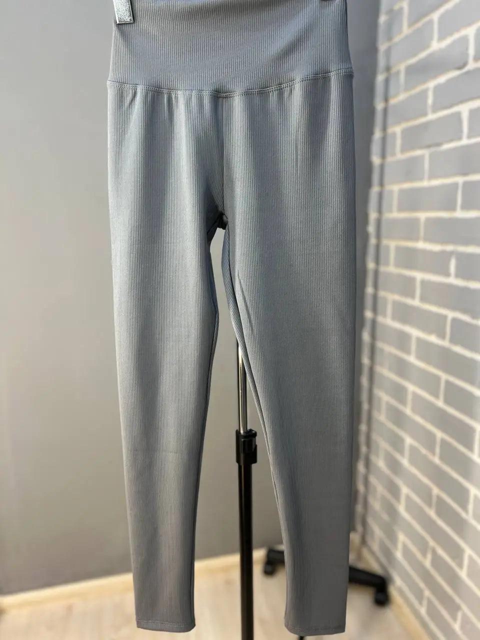 Лосини жіночі LADY HUREM 2247 рубчик широкий утягуючий пояс XL Сірий (1525) - фото 8 Лосини жіночі LADY HUREM 2247 рубчик широкий утягуючий пояс XL Сірий (1525) - фото 8