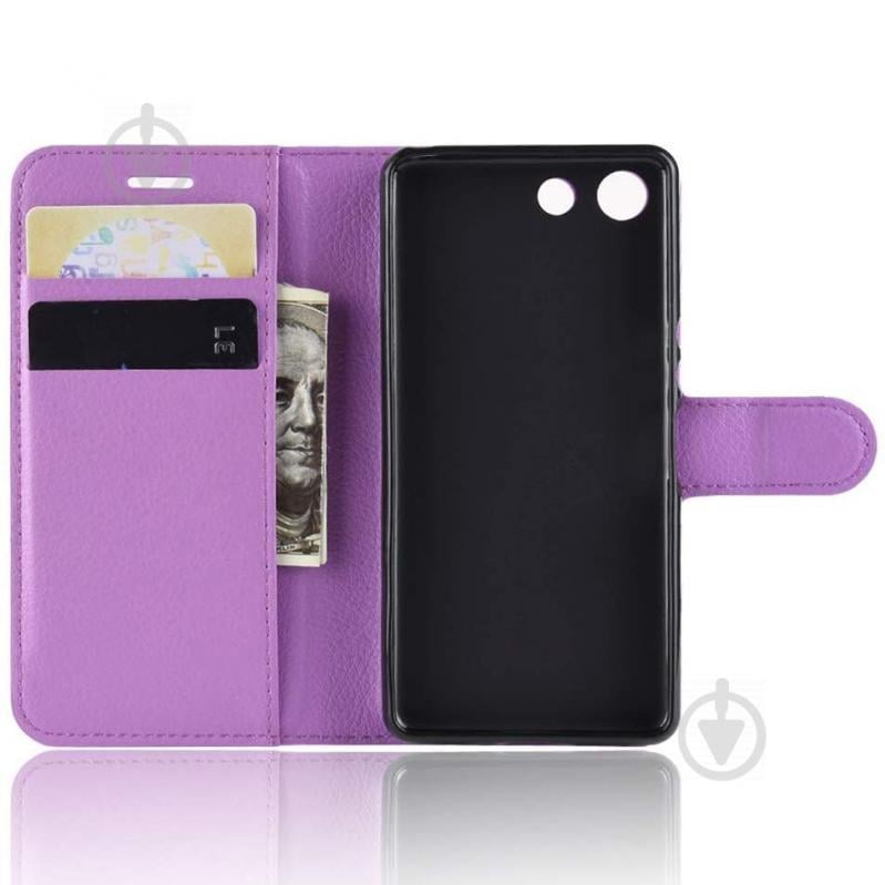 Чехол-книжка Litchie Wallet для Sony Xperia Ace / XZ4 Compact Violet (hub_MXWI21564) - фото 3