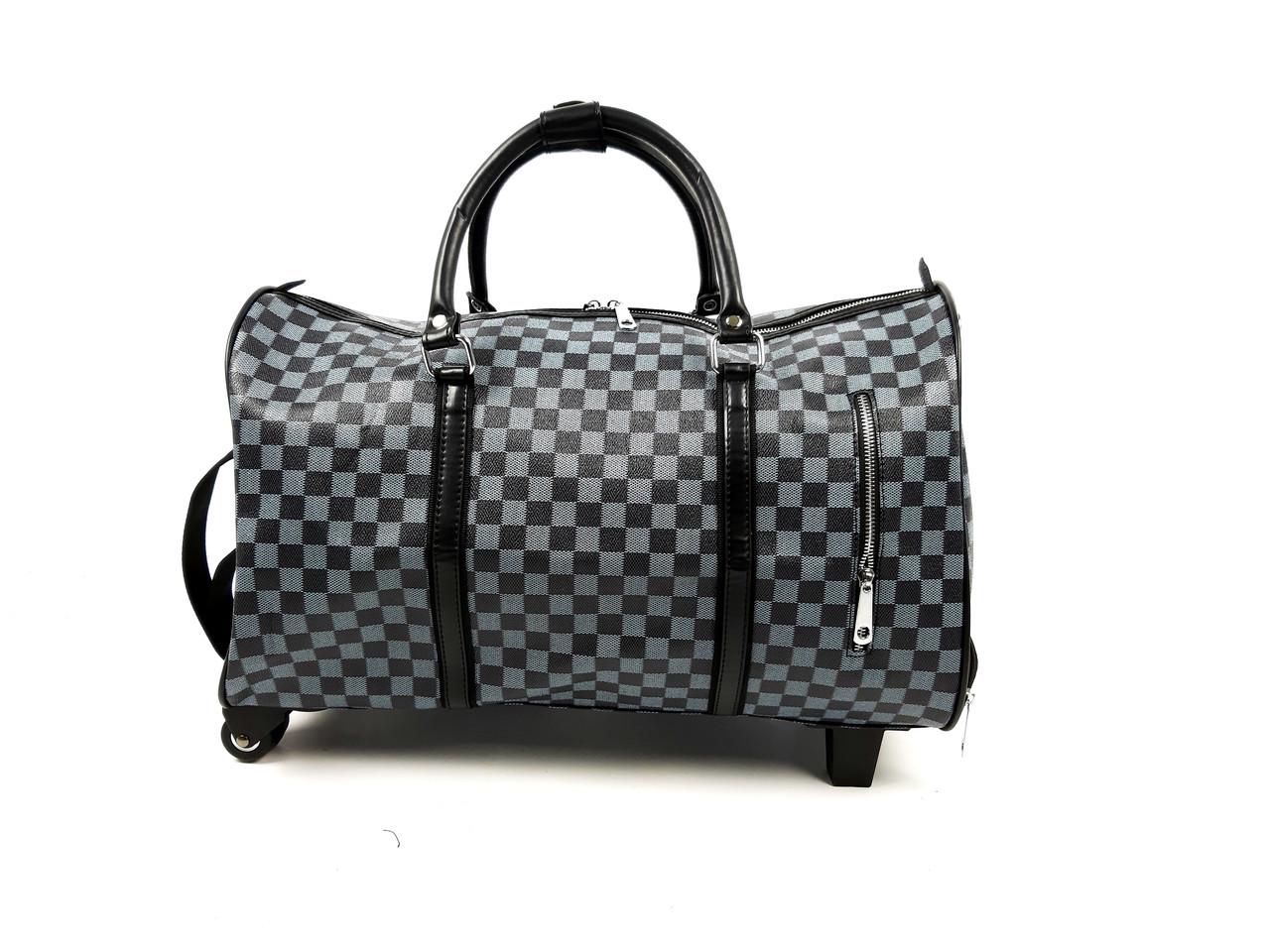 Сумка-валіза на колесах із ременем Sky Travel 50х20х34 см 53 л Синій (669-7) - фото 4 Сумка-валіза на колесах із ременем Sky Travel 50х20х34 см 53 л Синій (669-7) - фото 4