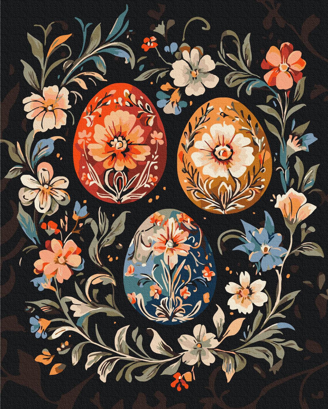 Картина по номерам Brushme Писанковое вдохновение 40x50 см (BS54302)