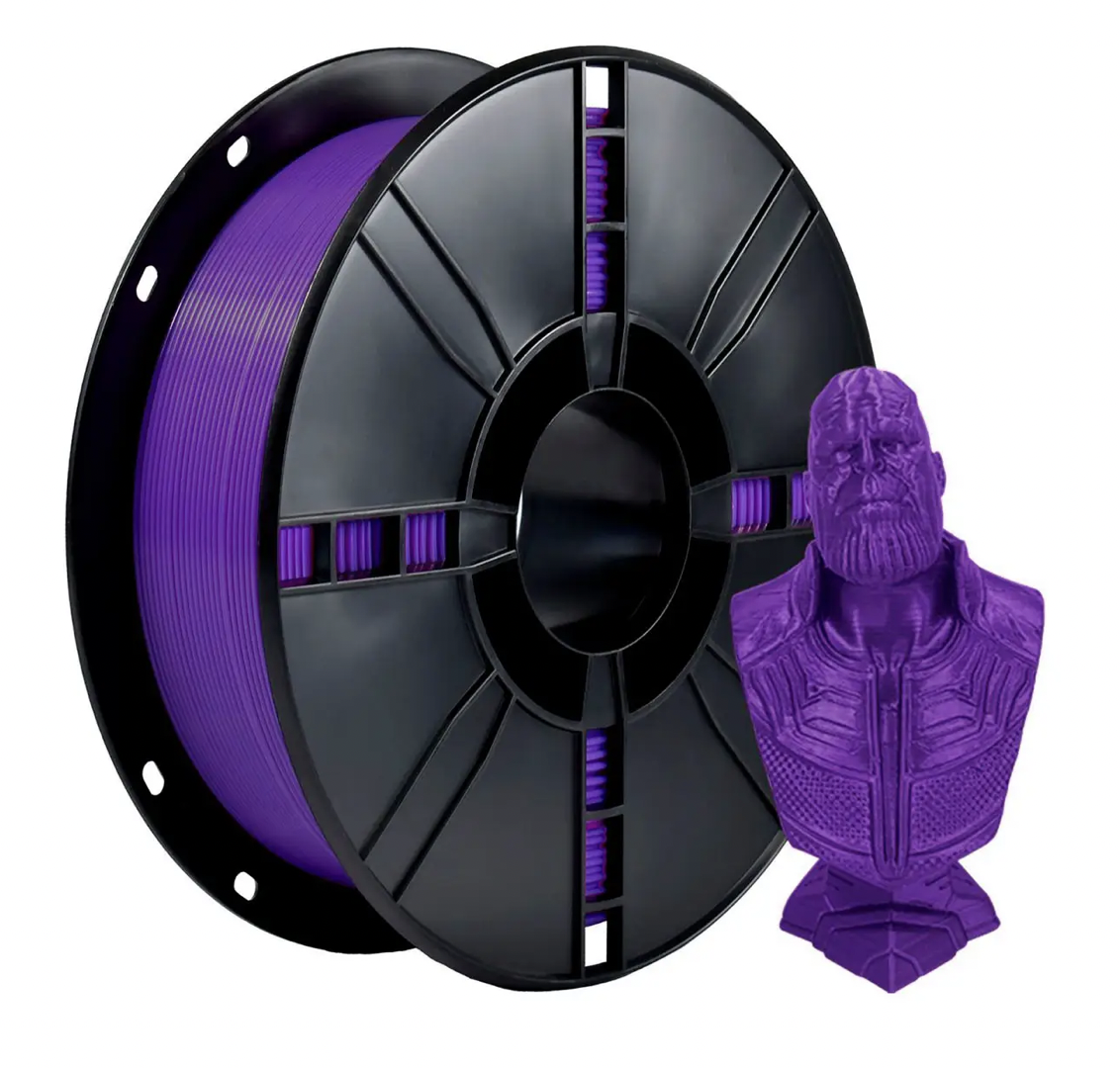 Пластик-філамент для 3D-друку 3DPF PETG Classic Spool 1,75 мм 1 кг H230-260°C B60-80°C Фіолетовий (UA3D101-Purple)