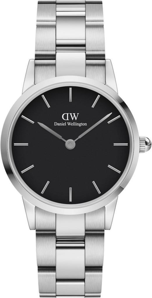 Наручные часы женские Daniel Wellington Iconic Link DW00100208 со стальным корпусом WR 30 м Черный (3149525516)