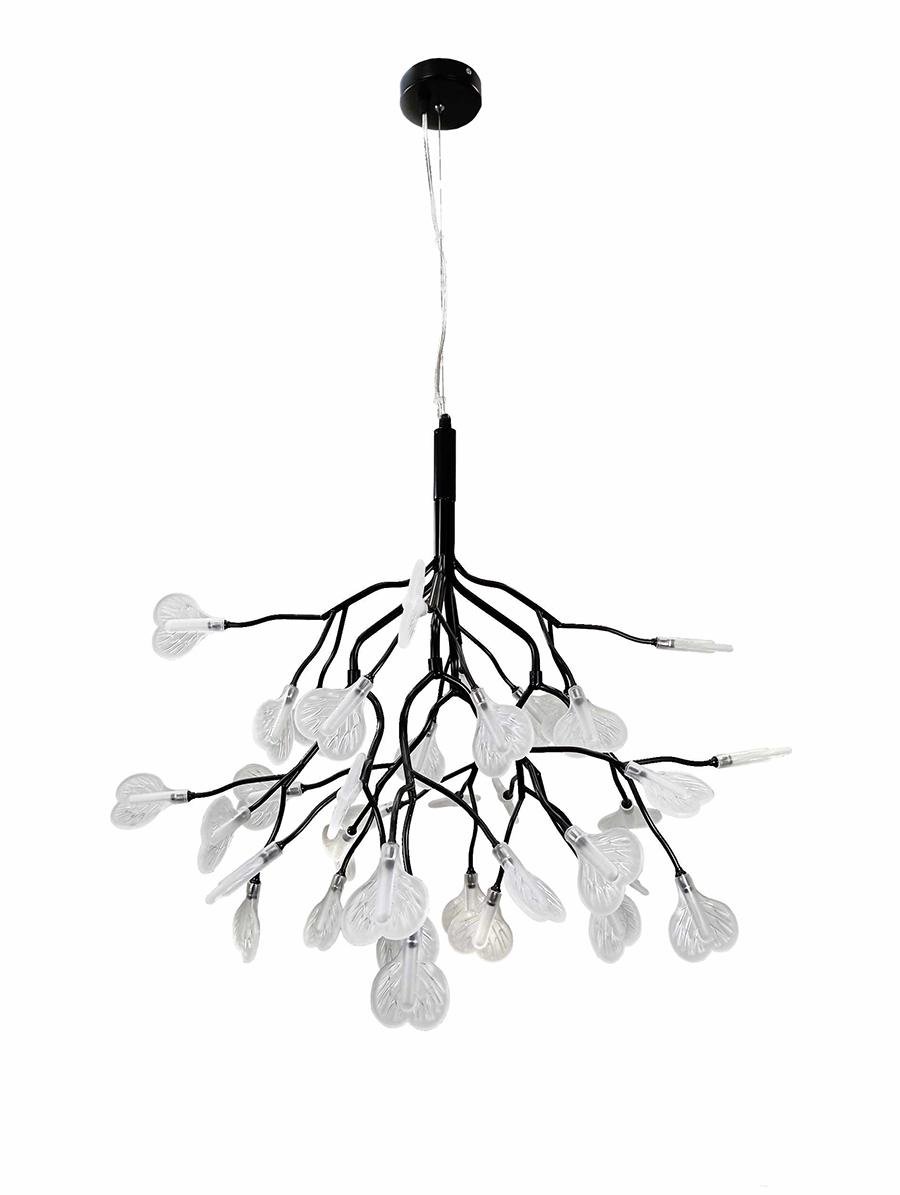 Люстра потолочная Levistella 918LP272-36 BK+CL под лампы G4 (106-16-LVS3859)