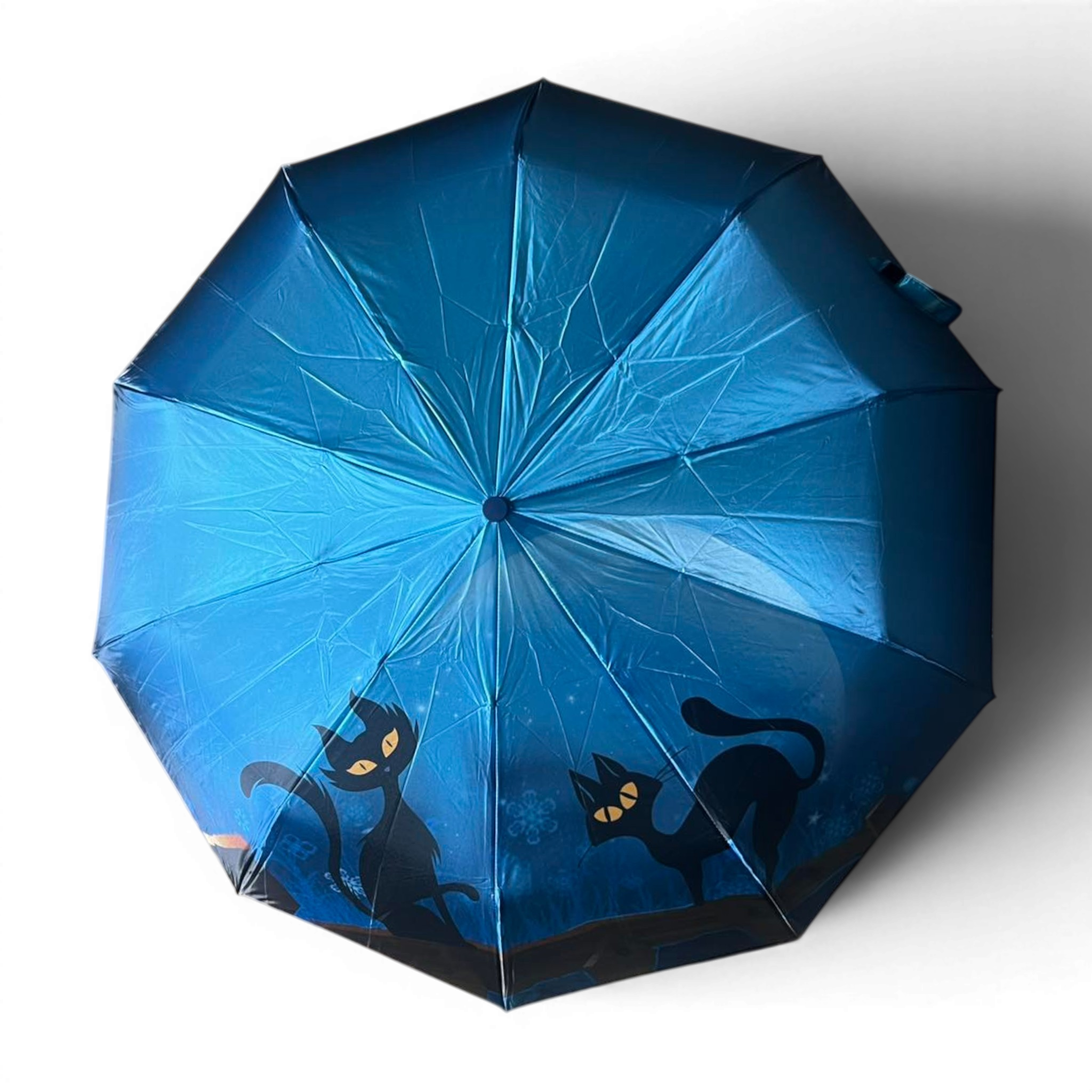 Парасолька жіноча автомат Rainwalker Cats R4054 на 9 спиць Dark Blue (12250Dark blue) Парасолька жіноча автомат Rainwalker Cats R4054 на 9 спиць Dark Blue (12250Dark blue)