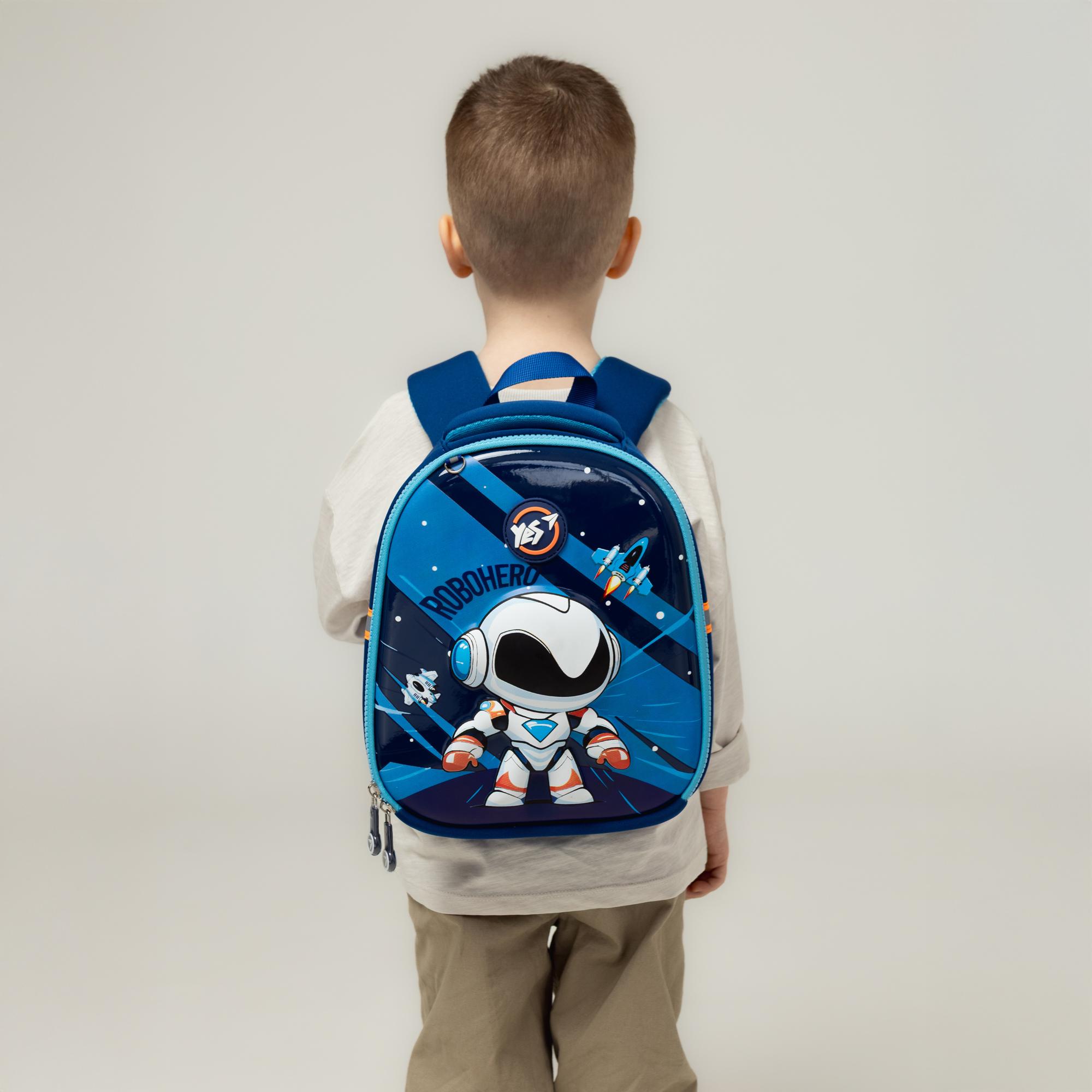 Рюкзак детский YES Robohero K-33 (550018) - фото 12