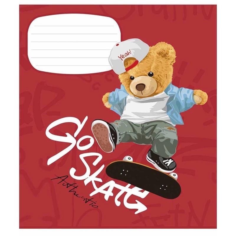 Шкільний зошит Stay Strong 018-3308L-1 в лінію 18 аркушів (RLT43265)