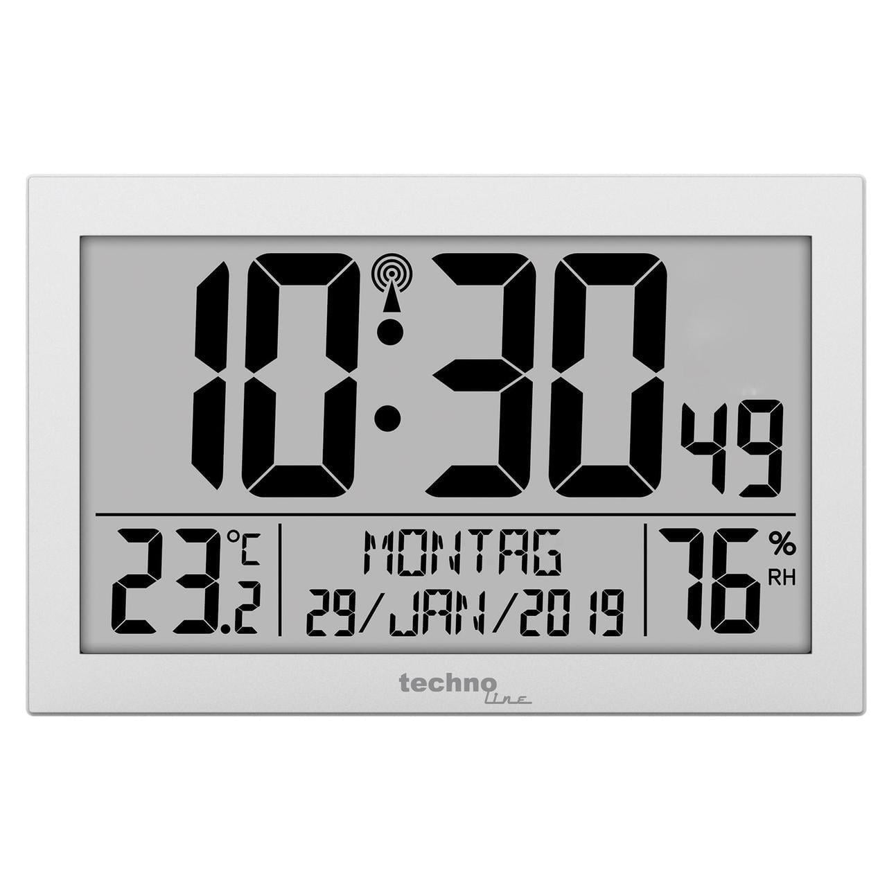 Годинник настінний Technoline WS8016 Silver (WS8016) Годинник настінний Technoline WS8016 Silver (WS8016)