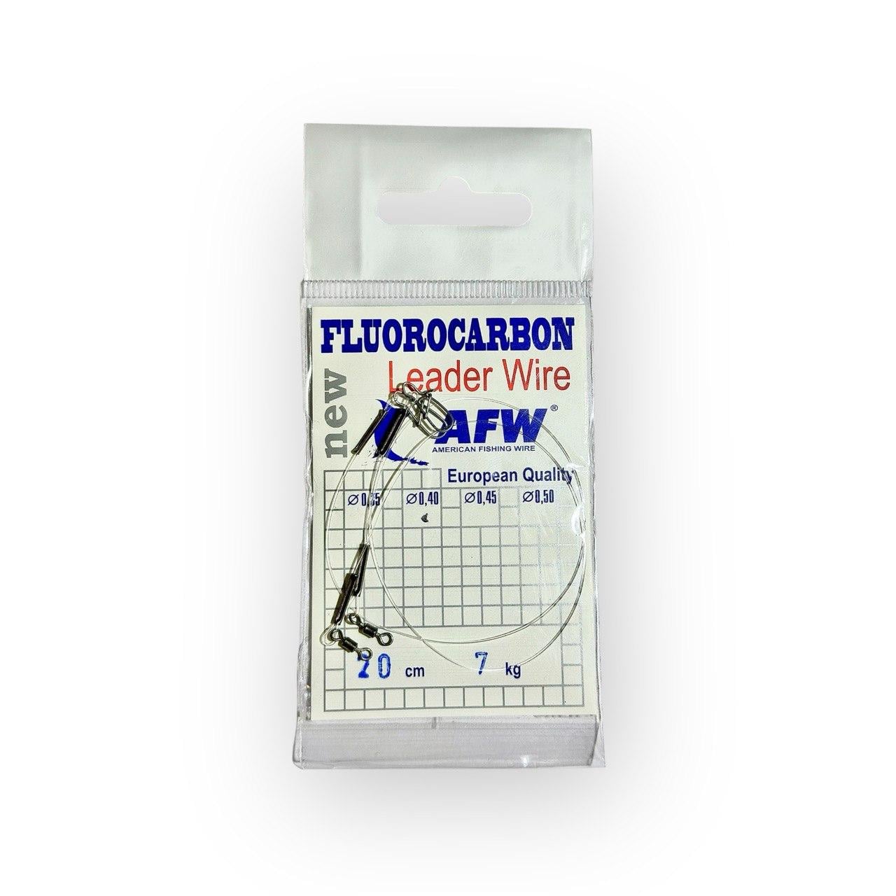 Повідці AFW Fluorocarbon 20 см 7 кг 2 шт. (2890051770)