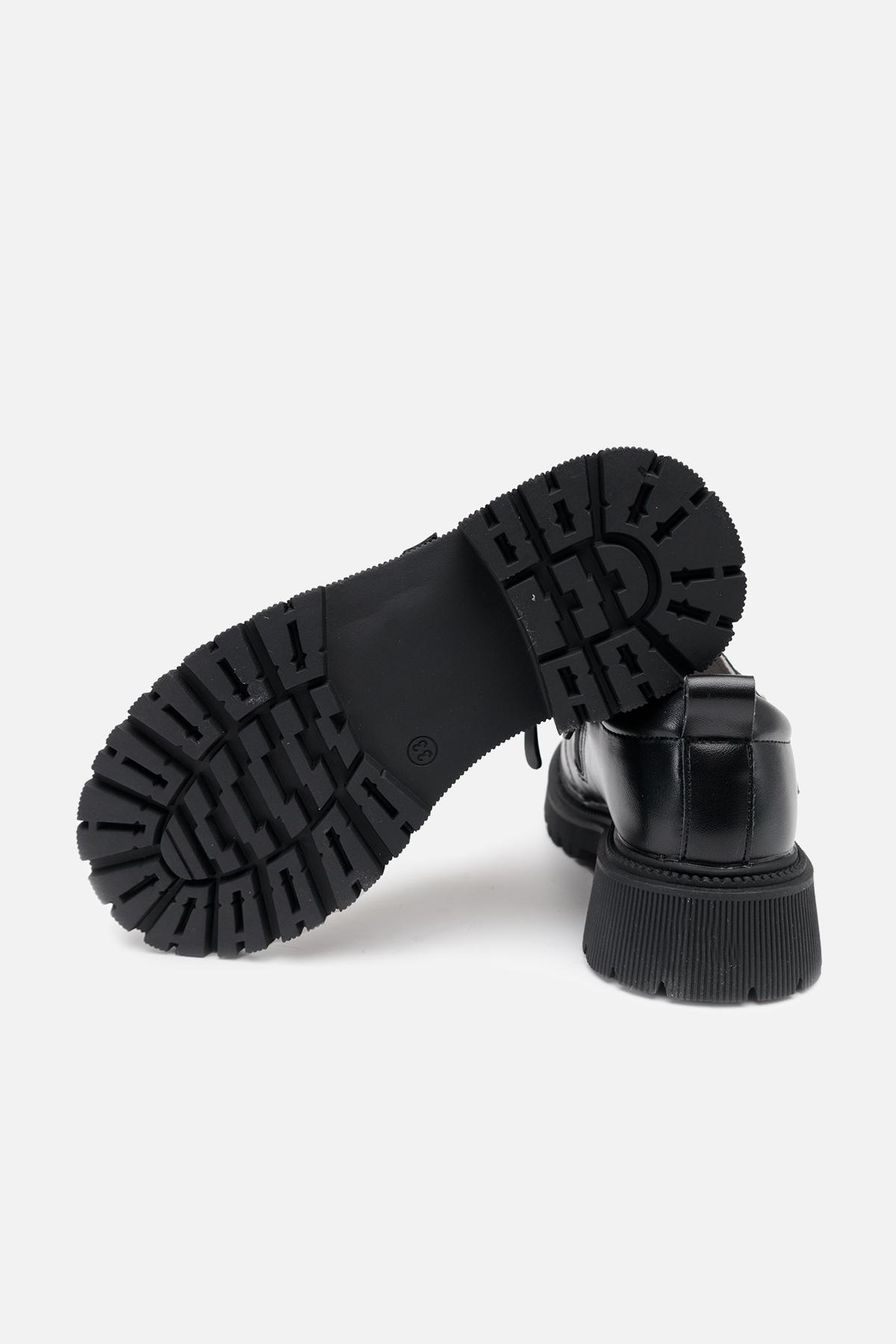 Туфлі на плоскій підошві для дівчинки р. 32 Чорний (SKT001006042) - фото 5 Туфлі на плоскій підошві для дівчинки р. 32 Чорний (SKT001006042) - фото 5