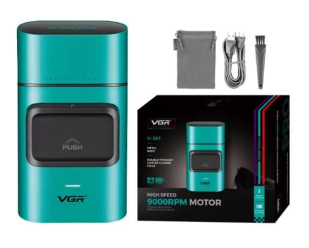 Шейвер-бритва VGR V-307 з металевим корпусом для обличчя та бороди (2104618580) Шейвер-бритва VGR V-307 з металевим корпусом для обличчя та бороди (2104618580)