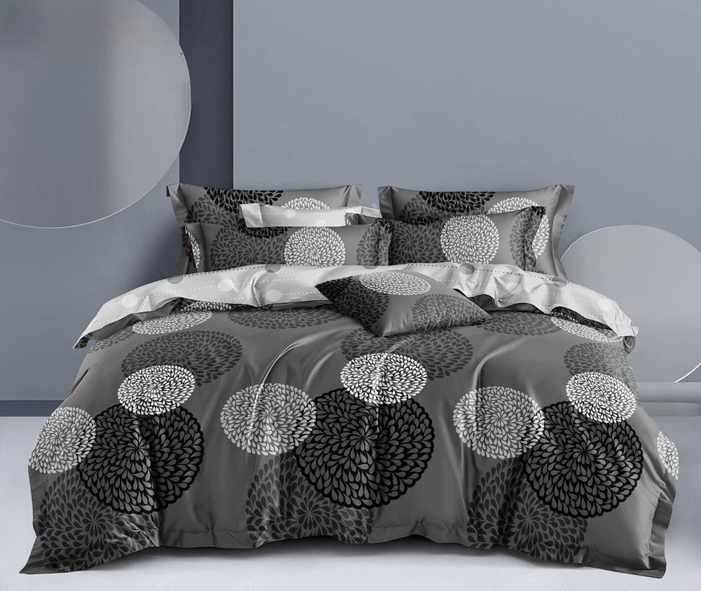 Комплект постельного белья Gold Lux Абстракция D евро бязь/коттон Серый (28781037) Комплект постельного белья Gold Lux Абстракция D евро бязь/коттон Серый (28781037)