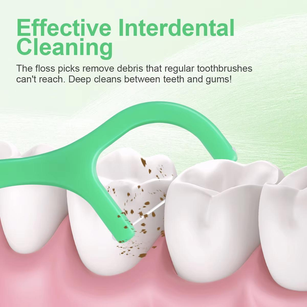 Флос-зубочистки Dental Fresh мята 150 шт. (00026) - фото 6