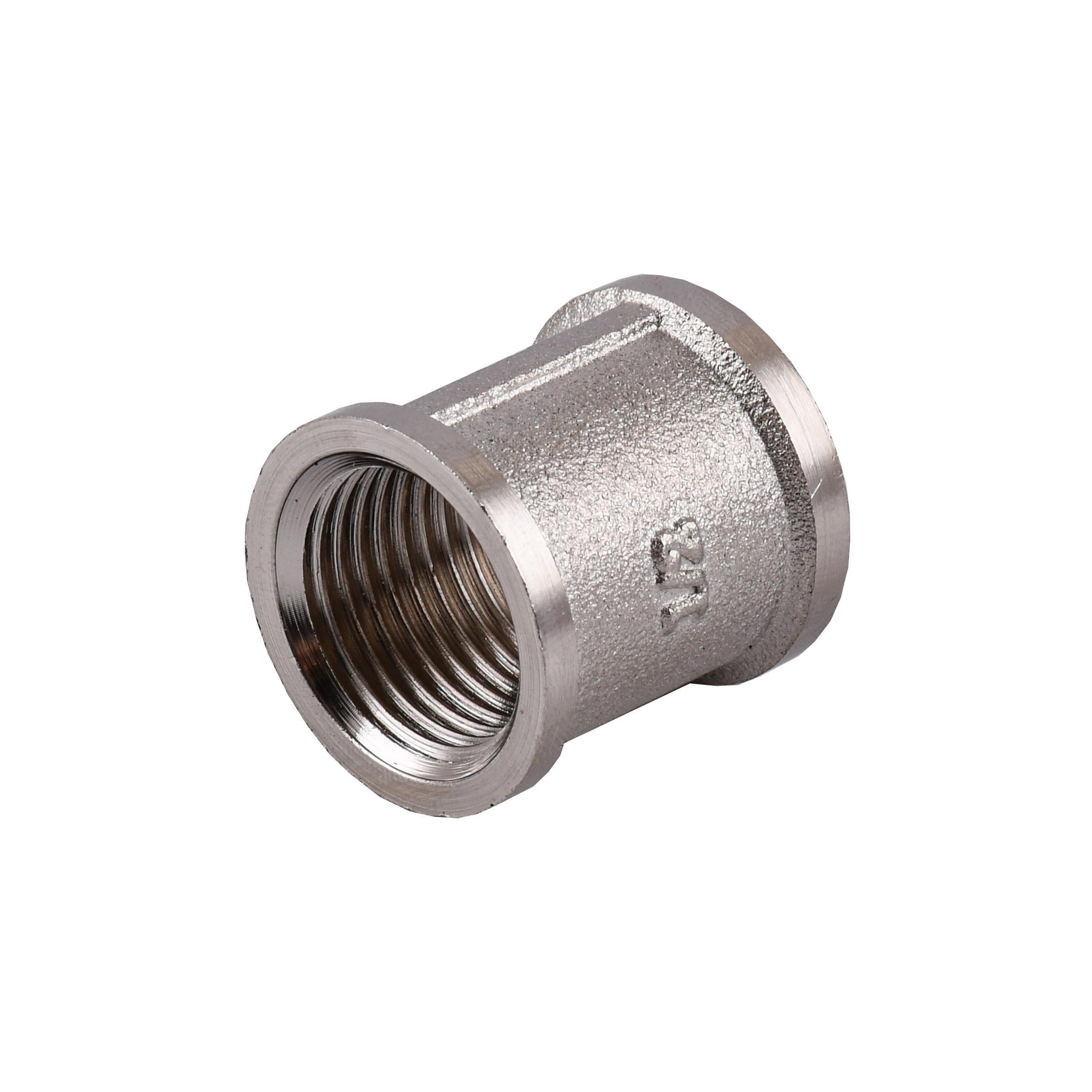 Муфта Optimum NM331L 1/2″ВВ никелированная (000030775) Муфта Optimum NM331L 1/2″ВВ никелированная (000030775)