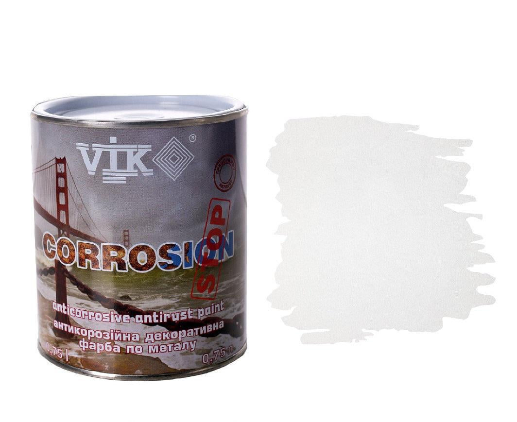 Антикорозійна фарба по металу VIK Corrosion 0,75 л Білий - фото 2