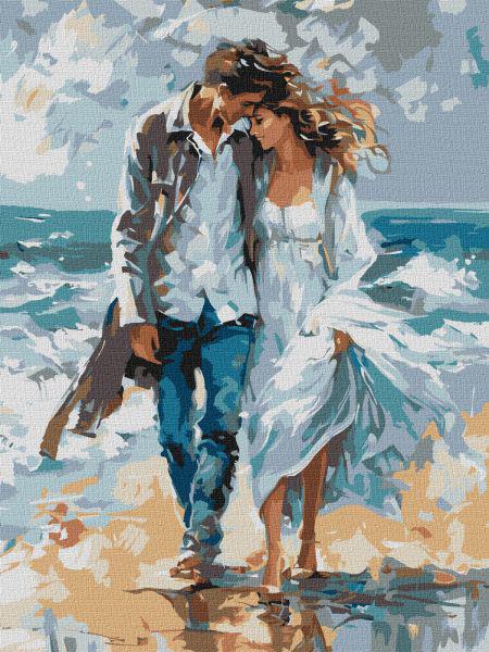 Картина по номерам Ideyka Пара на побережье 30x40 см (Id-KHO8479)