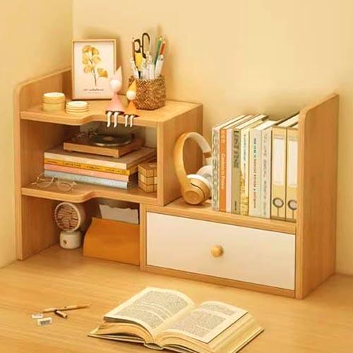 Полка книжная настольная из дерева Корлита Карри/Зефир (КПА-02340320) Полка книжная настольная из дерева Корлита Карри/Зефир (КПА-02340320)