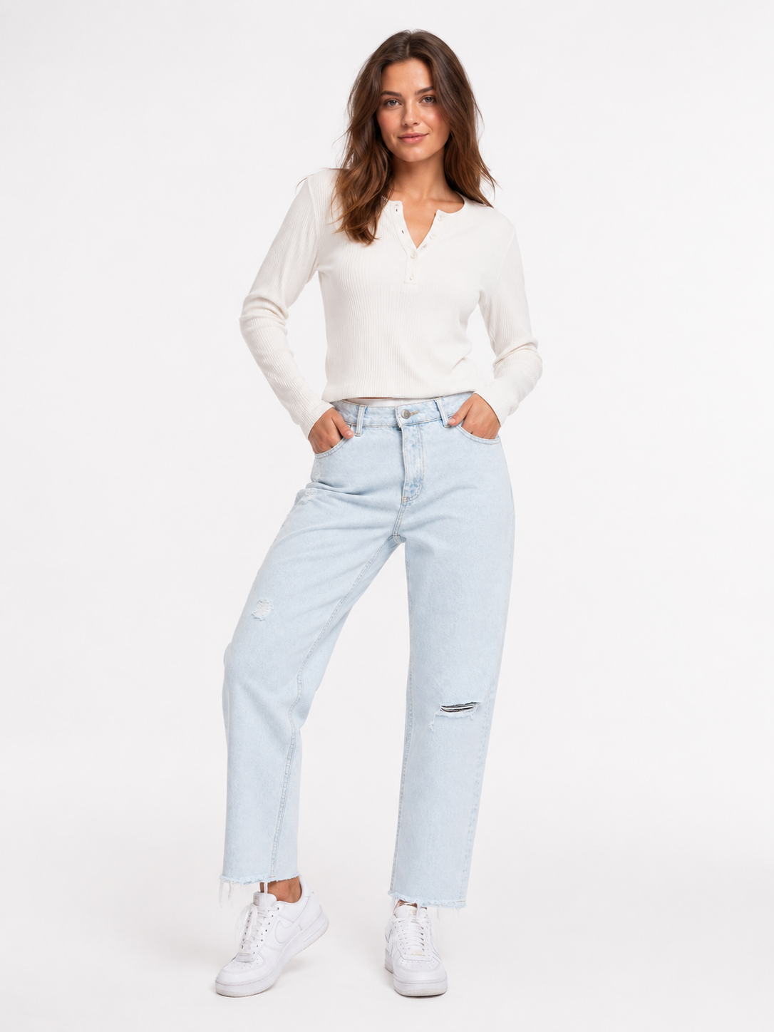 Джинсы женские Stradivarius 42 eur Голубой (26127775) Джинсы женские Stradivarius 42 eur Голубой (26127775)