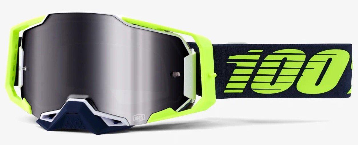 Мотоокуляри 100% ARMEGA Goggle Deker/Mirror Silver Lens/Mirror Lens (20251)