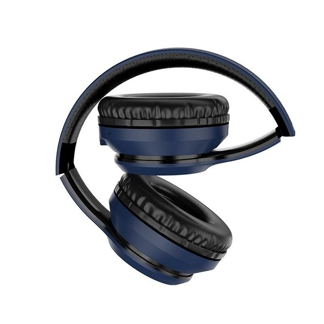 Навушники бездротові HOCO W28 Cat Ear Wireless Headphones Bluetooth Blue (000121) - фото 8