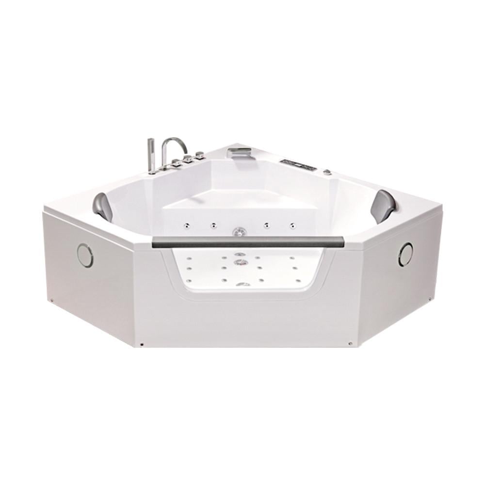Ванна акрилова Iris з гідромасажем та аеромасажем TLP-643 new 155х155х65 см