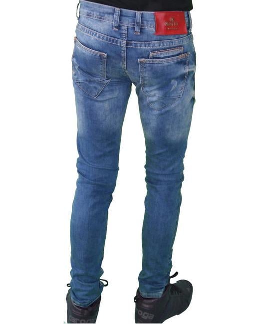 Джинсы Mario Jeans MH173 р. 30 Синий (70173) - фото 5