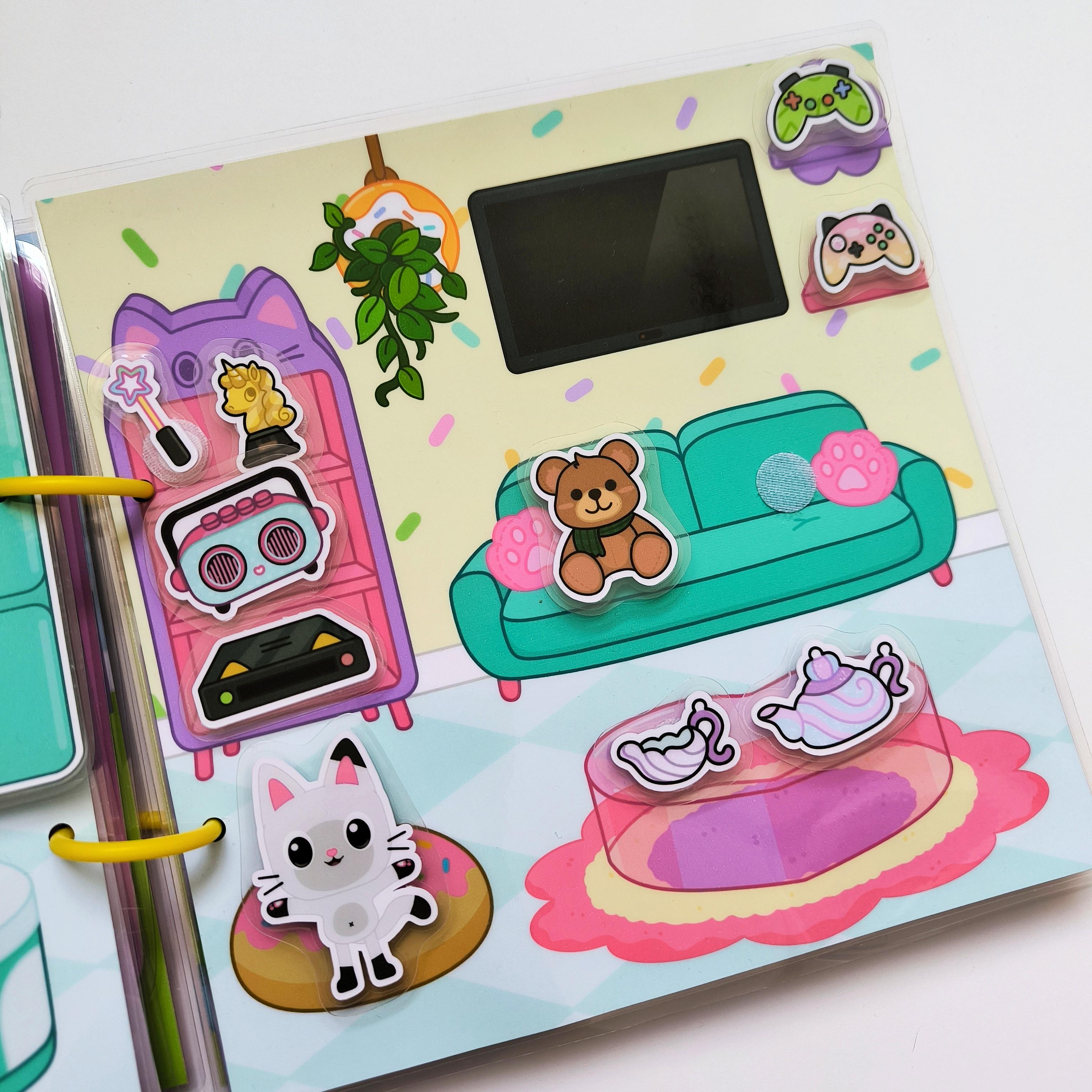 Книга-домик Gabby's Dollhouse на липучках (LP-0051) - фото 7 Книга-домик Gabby's Dollhouse на липучках (LP-0051) - фото 7