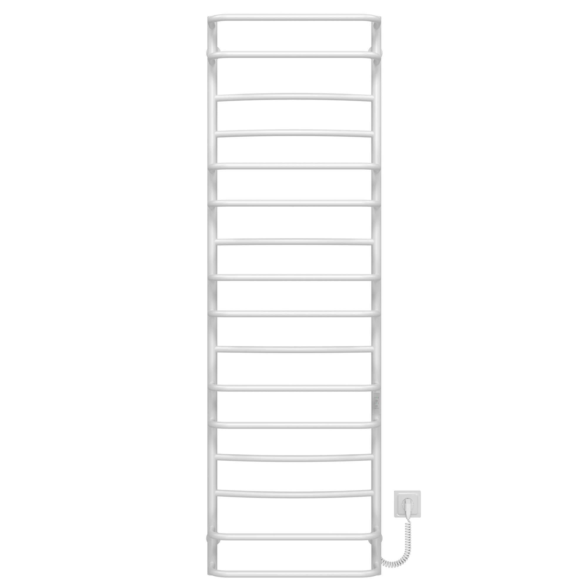 Рушникосушарка електрична Deffi Аквамікс П16 WD03 праве підключення нержавіюча сталь 500x1700 мм Білий (C.AM.170.50.16.E.W.R.3)