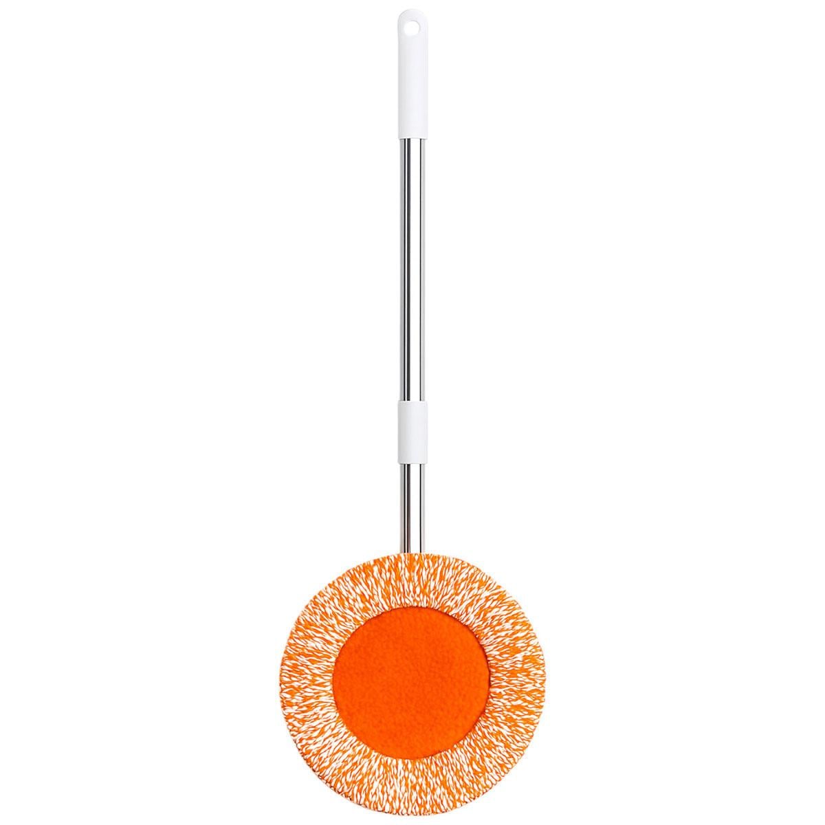Швабра с телескопической ручкой и круглой сменной насадкой для уборки плитки/ламината/линолеума (HP-35015-36) Швабра с телескопической ручкой и круглой сменной насадкой для уборки плитки/ламината/линолеума (HP-35015-36)