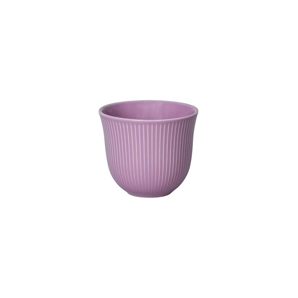 Чашка для латте и капучино Loveramics Embossed Tasting Cup 250 мл Фиолетовый