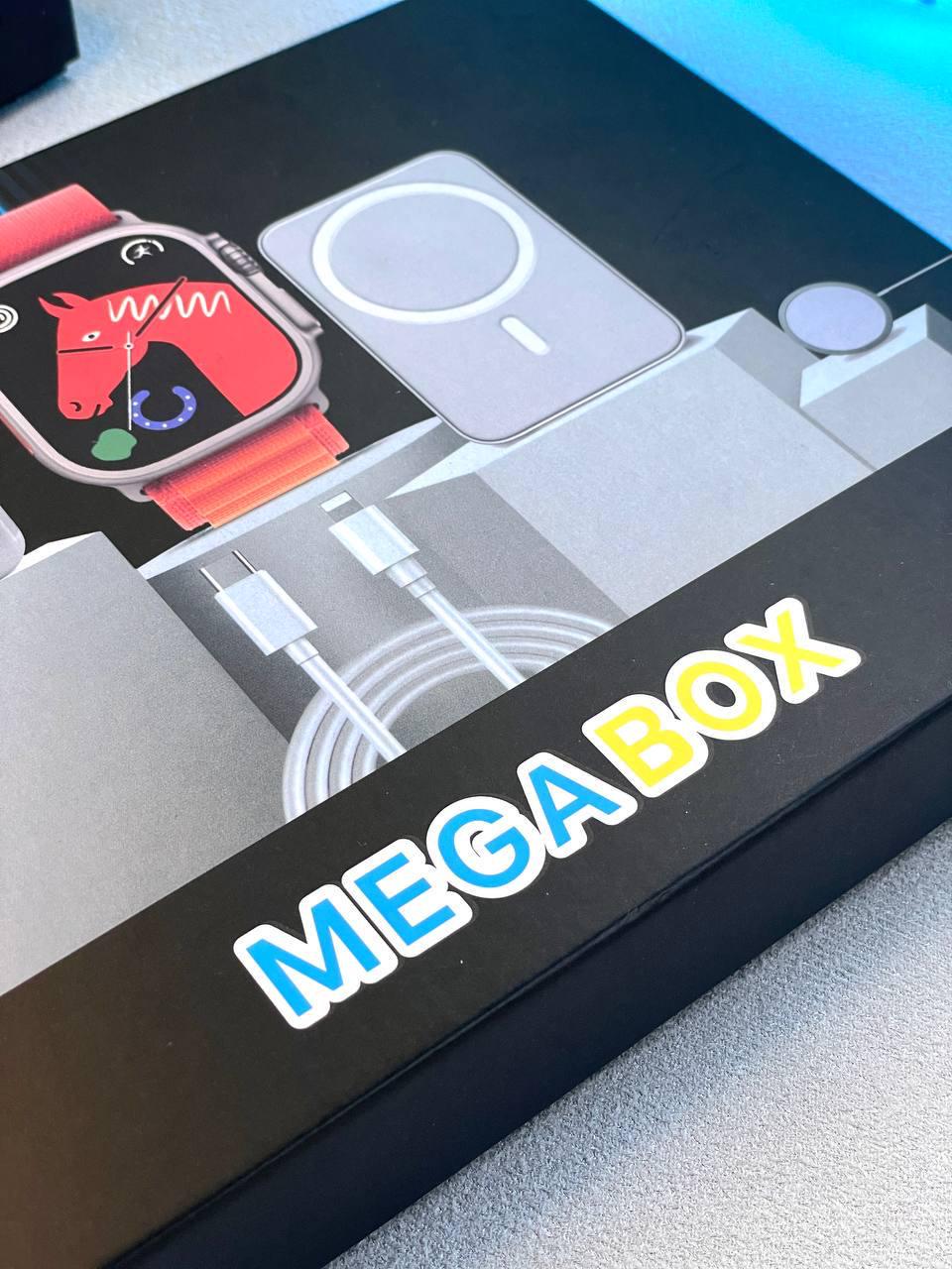 Набір Megabox Smart Watch Ultra 8 серії 6в1 Чорний (2167-1) - фото 5