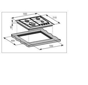 Варочная панель газовая ELEGANT GHG 042 FSS - фото 7 Варочная панель газовая ELEGANT GHG 042 FSS - фото 7