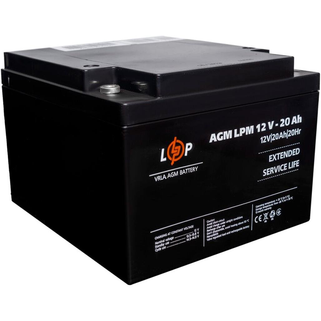 Аккумулятор для ИБП LogicPower AGM LPM 12V/20 Ah (22882) - фото 4