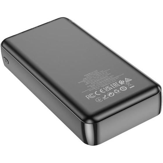 Внешний аккумулятор Hoco J100A High-ranking 20000 mAh 10.5W Black - фото 4 Внешний аккумулятор Hoco J100A High-ranking 20000 mAh 10.5W Black - фото 4