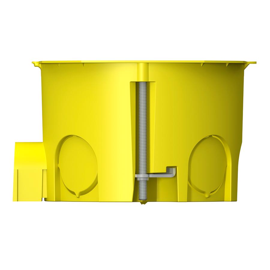 Коробка установочная Plank MB002 гипсокартон одинарна упор металл PP 65х45 мм (PLK4002400) - фото 2