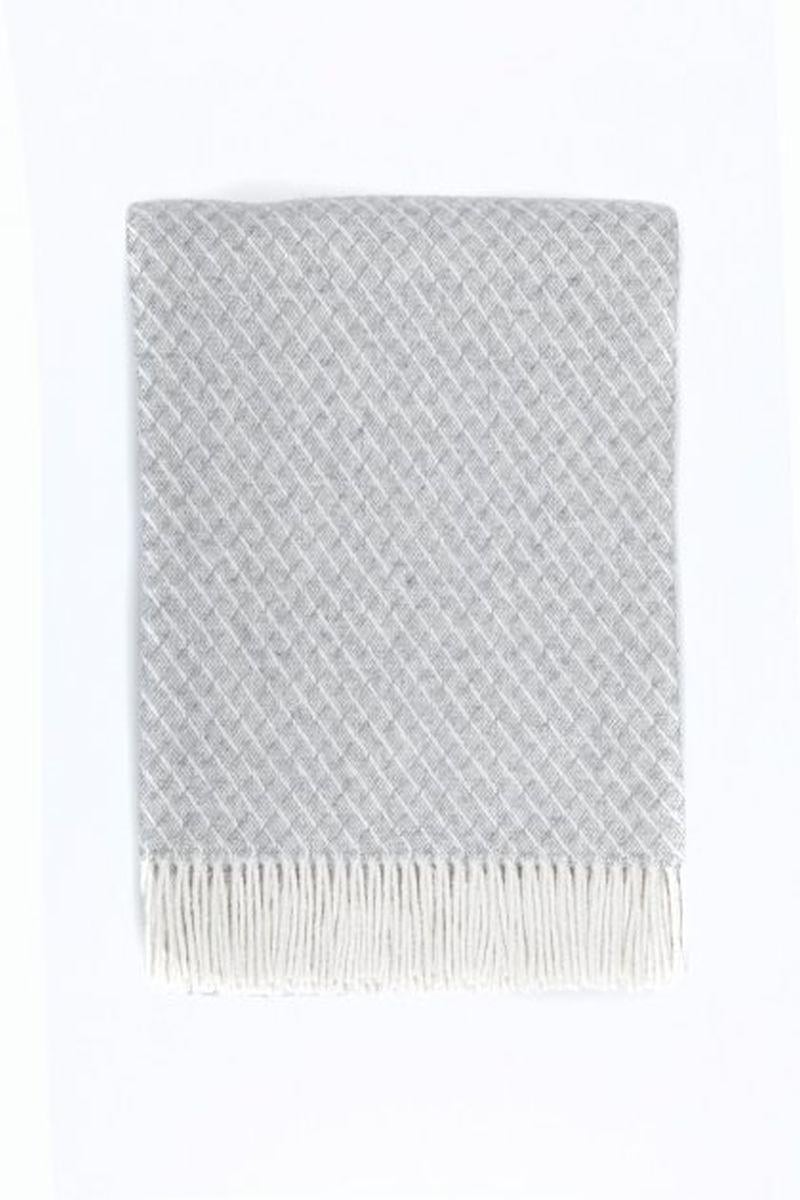 Плед Vladi Жасмин 140x200 см Серый (РМ-000293)