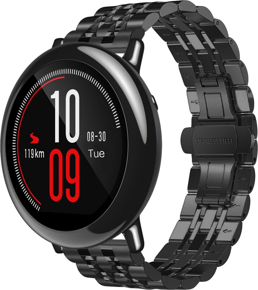 Браслет металлический Spinye для Amazfit Pace Black (28960-2B)