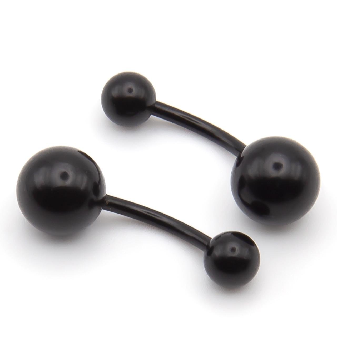 Серьга для пирсинга Банан шарик 12х5/8х1,4 мм 1 шт. Черный (ПС0508б06) Серьга для пирсинга Банан шарик 12х5/8х1,4 мм 1 шт. Черный (ПС0508б06)