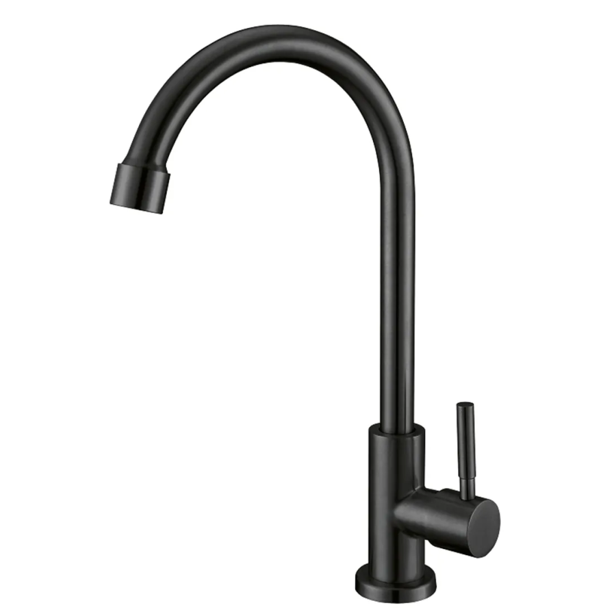 Кран для холодной воды MIXXUS MONO-01.SUS из нержавеющей стали Black (MI6561)
