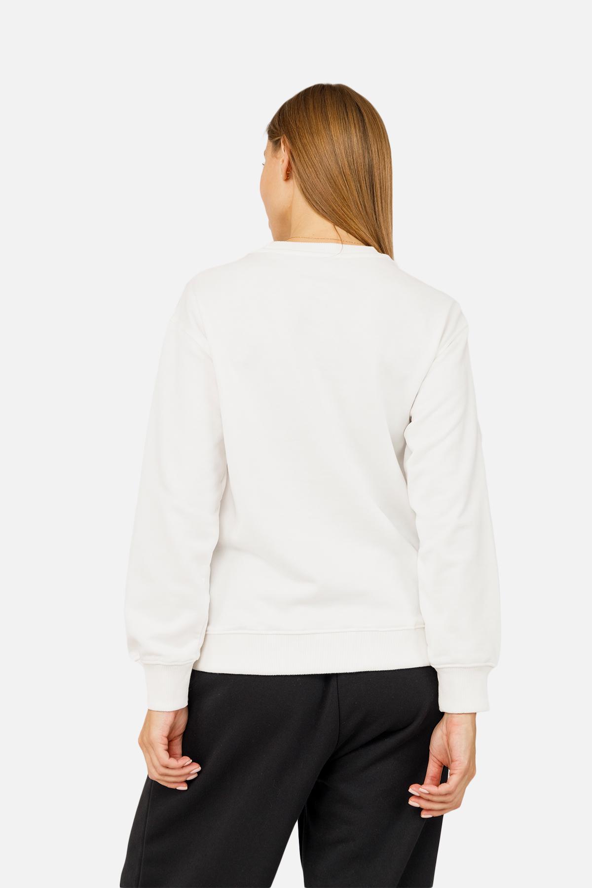 Свитшот женский ЦБ-00262504 р. 50 Молочный (SKT001027036) - фото 2 Свитшот женский ЦБ-00262504 р. 50 Молочный (SKT001027036) - фото 2
