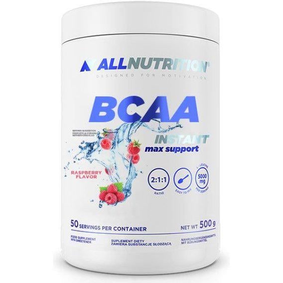 Амінокислота BCAA для спорту All Nutrition BCAA Max Support Instant 500 г 50 порцій Raspberry